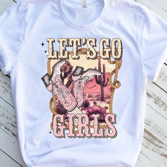 Lets Go Girls Western Graphic T-Shirt