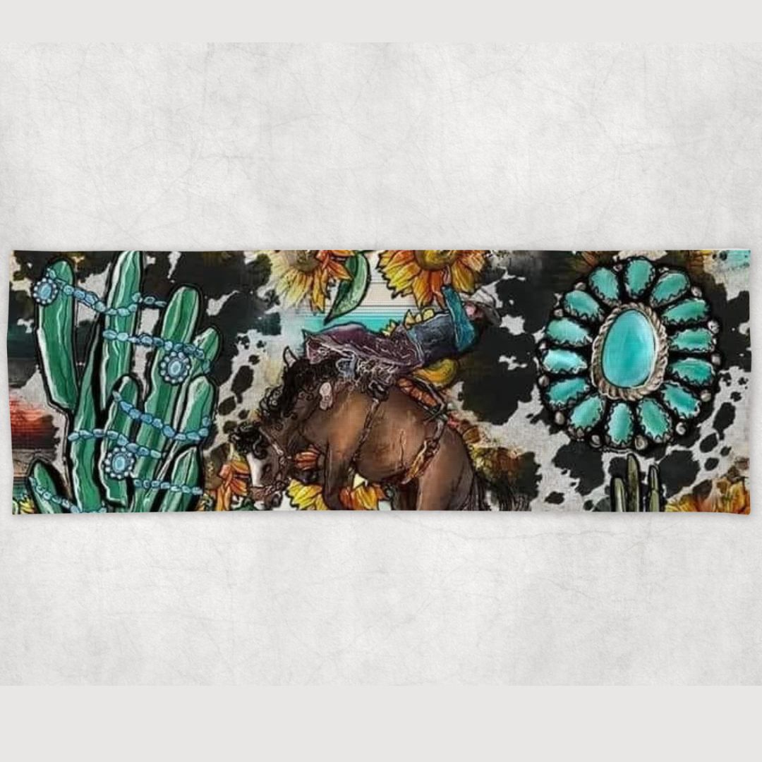 Western Old Truck Yoga Headband