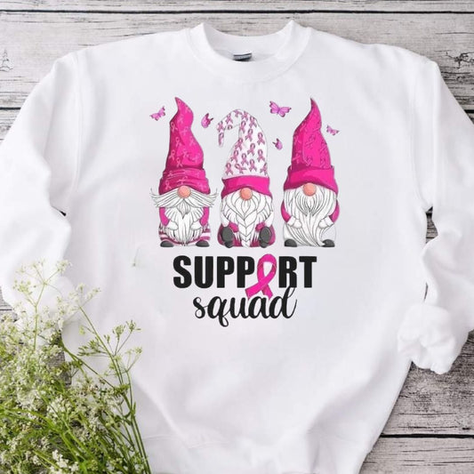 Breast Cancer Gnome Sweatshirt
