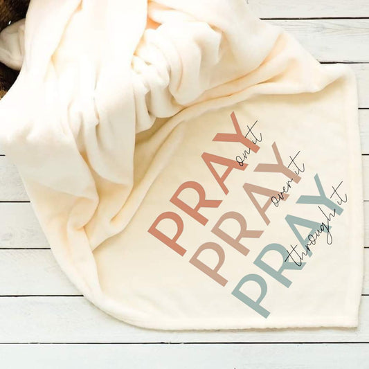 Pray On It Throw Blanket