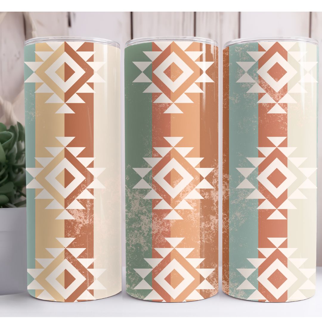 Aztec Western 20oz Skinny Tumbler