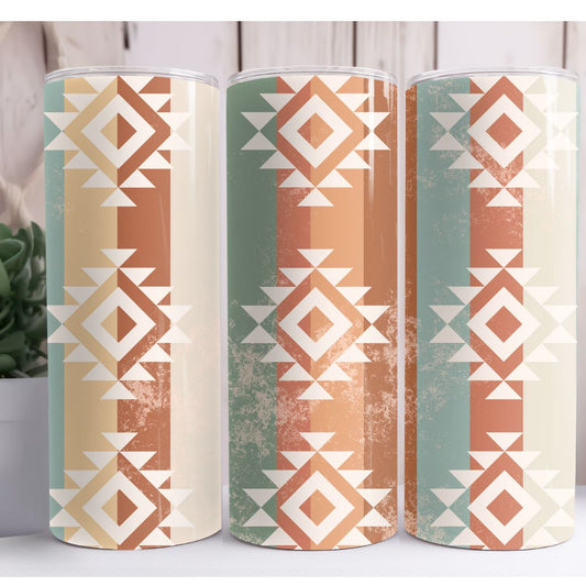 Aztec Western 20oz Skinny Tumbler