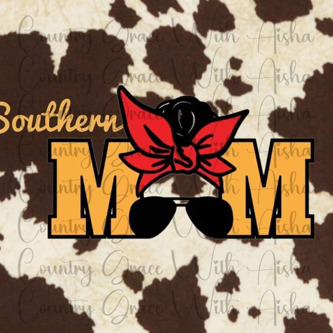 Southern Mom 20oz Skinny Tumbler Sublimation Wrap