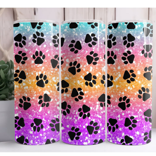 Puppy Paws 20oz Skinny Tumbler
