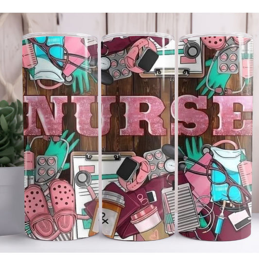 Nurse 20oz Skinny Tumbler