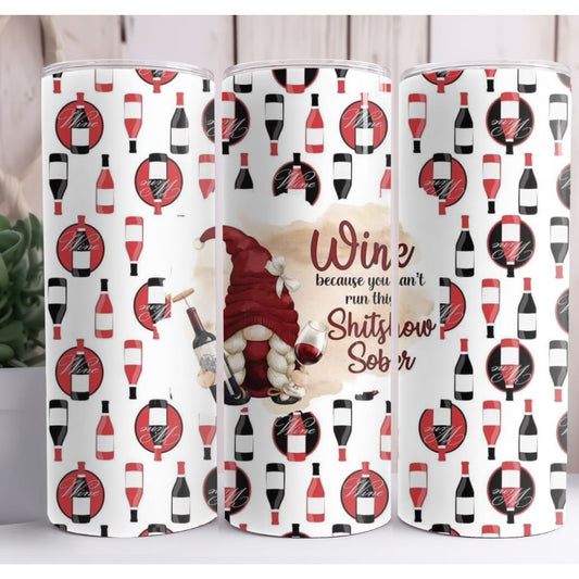 Wine Gnome 20oz Skinny Tumbler