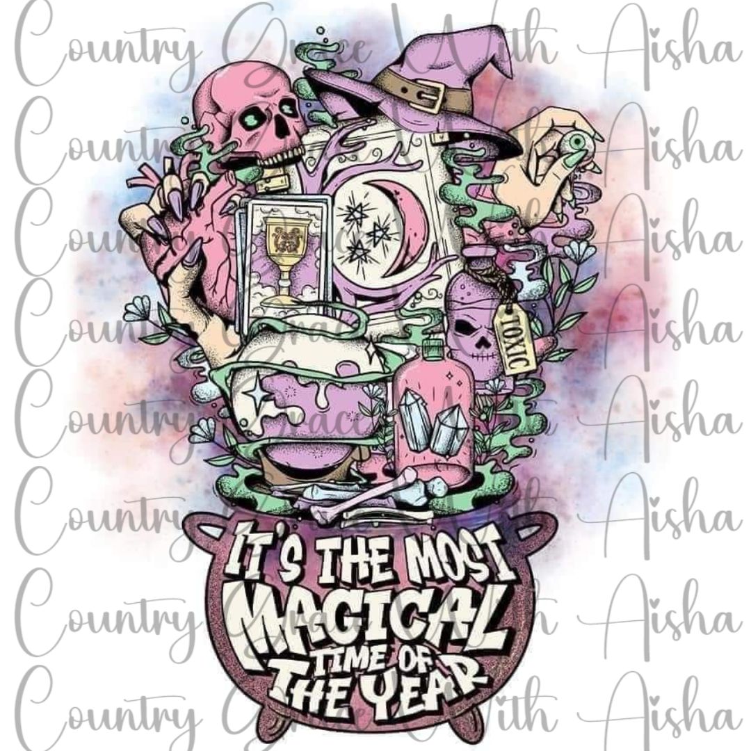 Magical Halloween Ready to Press Sublimation Transfer