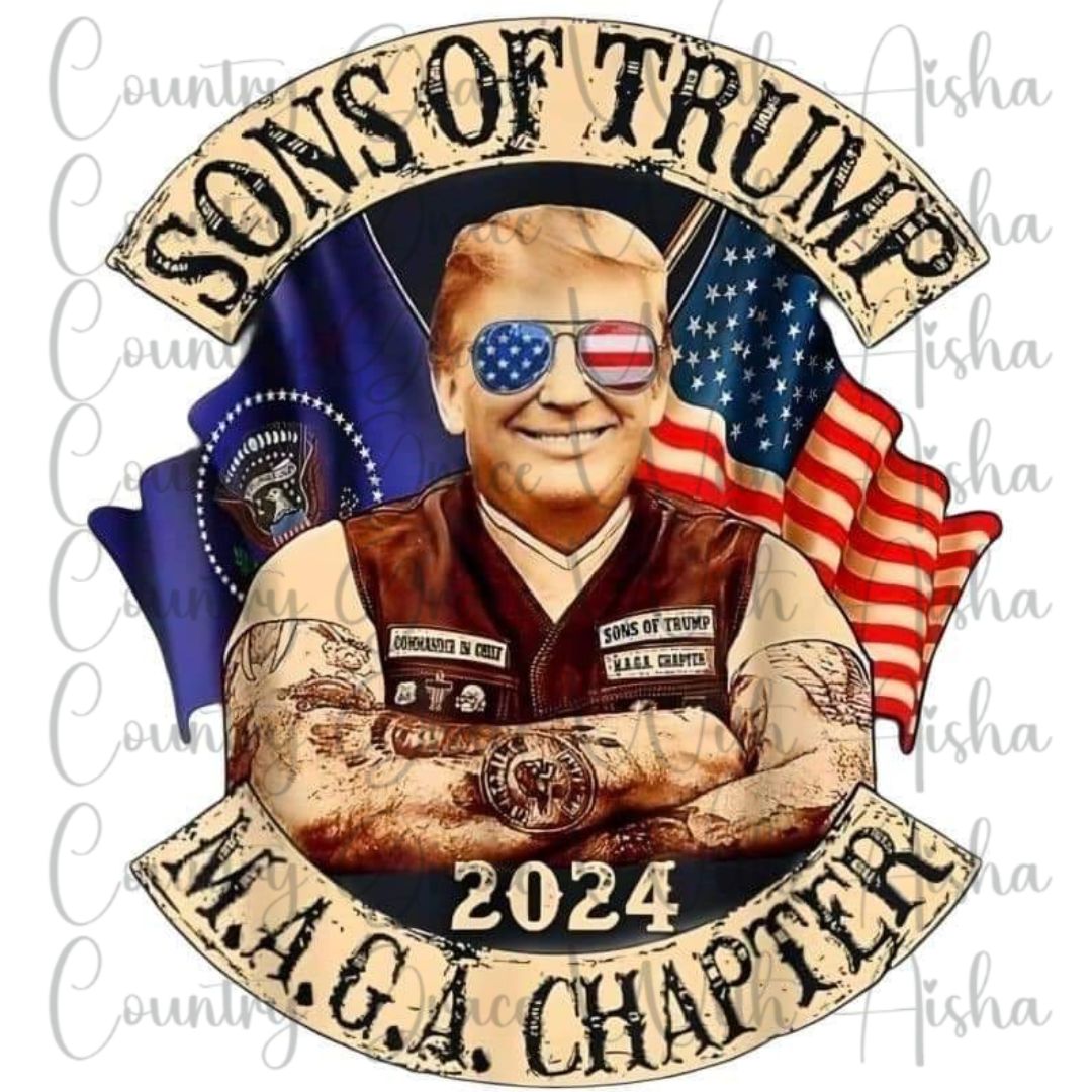 Sons Of Trump Ready to Press Sublimation Transfer