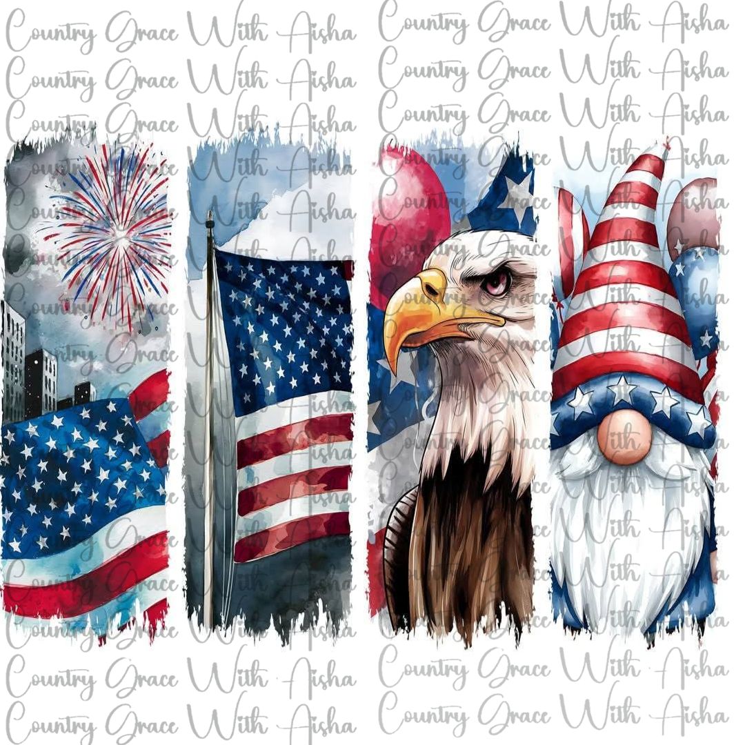 July 4th Ready to Press Sublimation Transfer