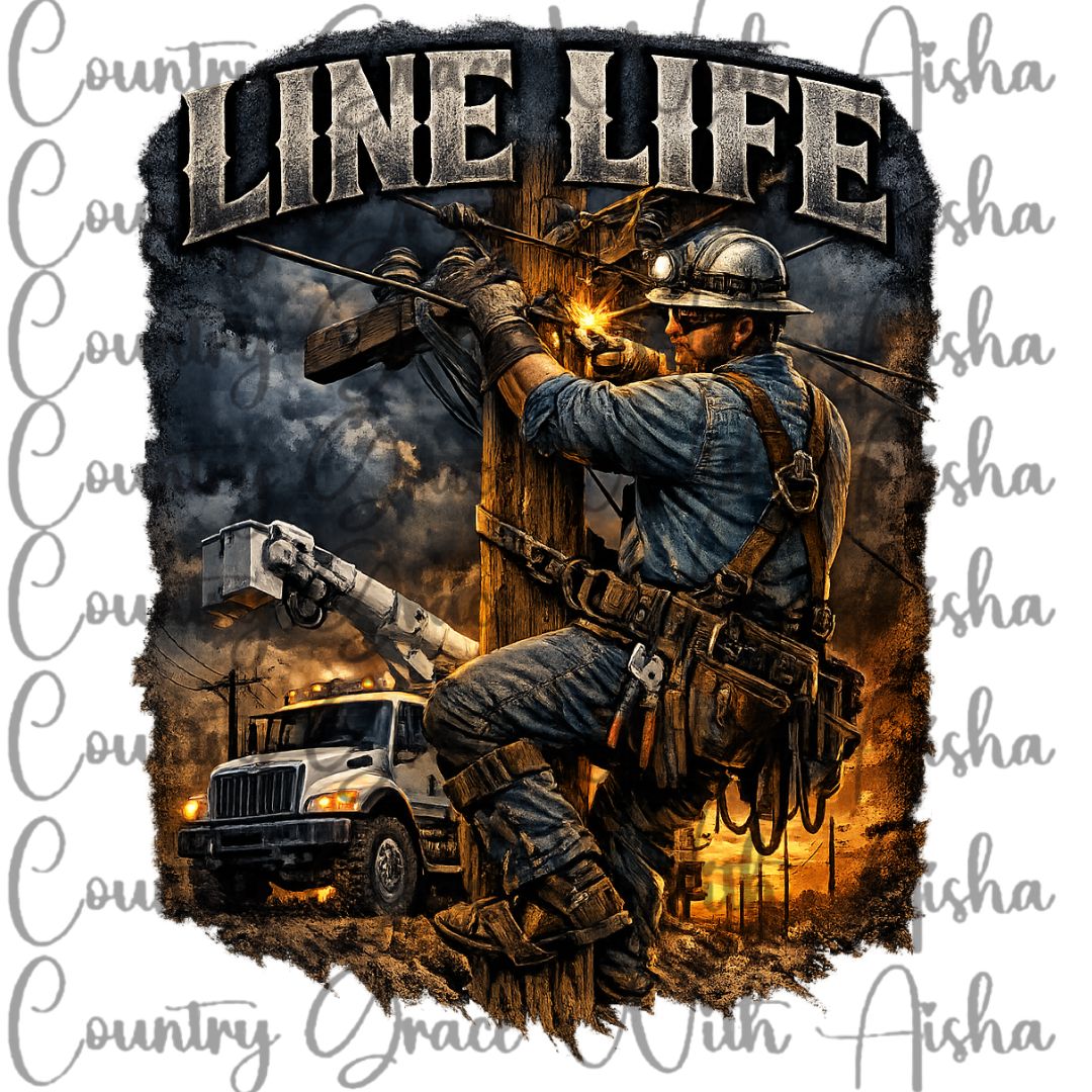 Line Life Ready to Press Sublimation Transfer