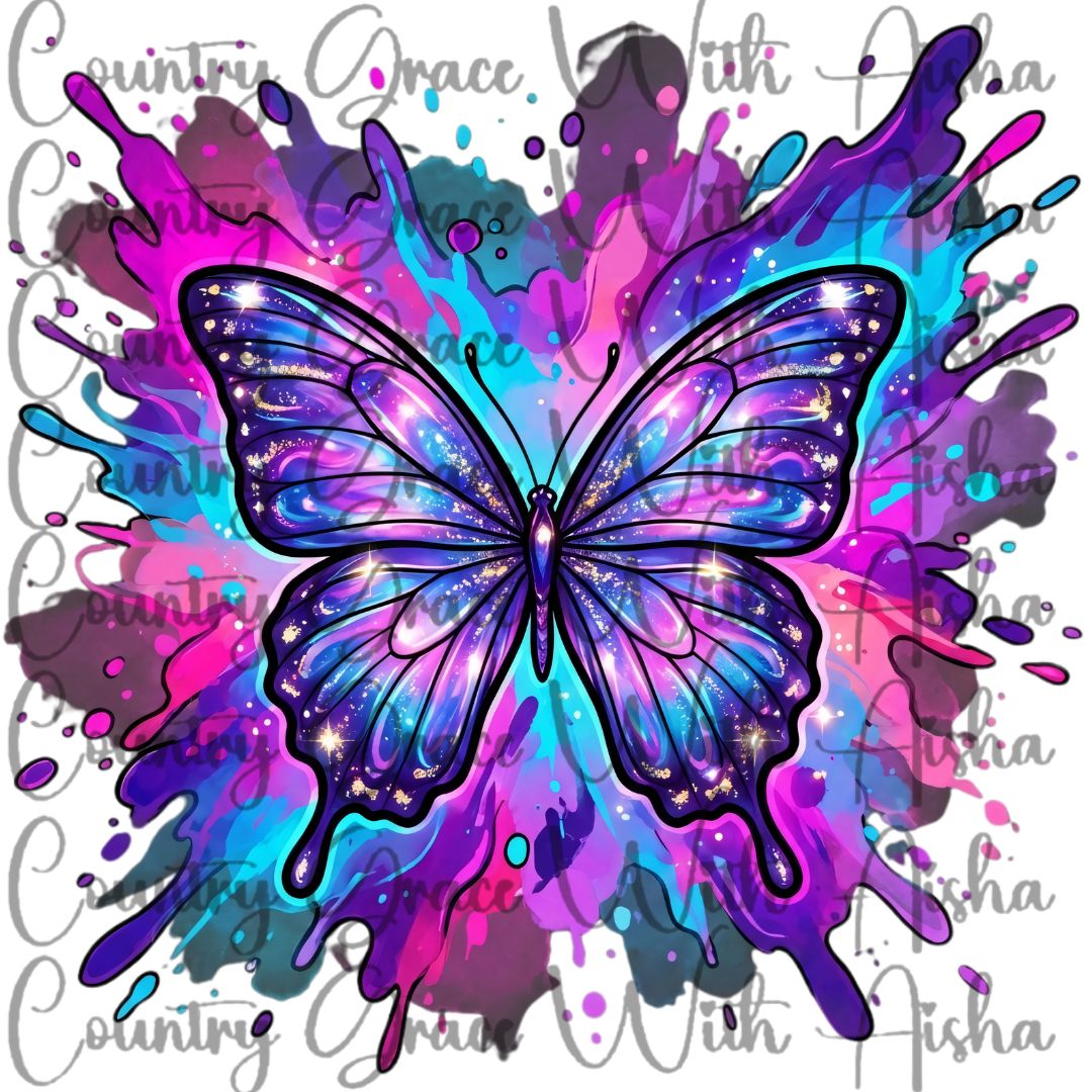 Butterfly Ready to Press Sublimation Transfer