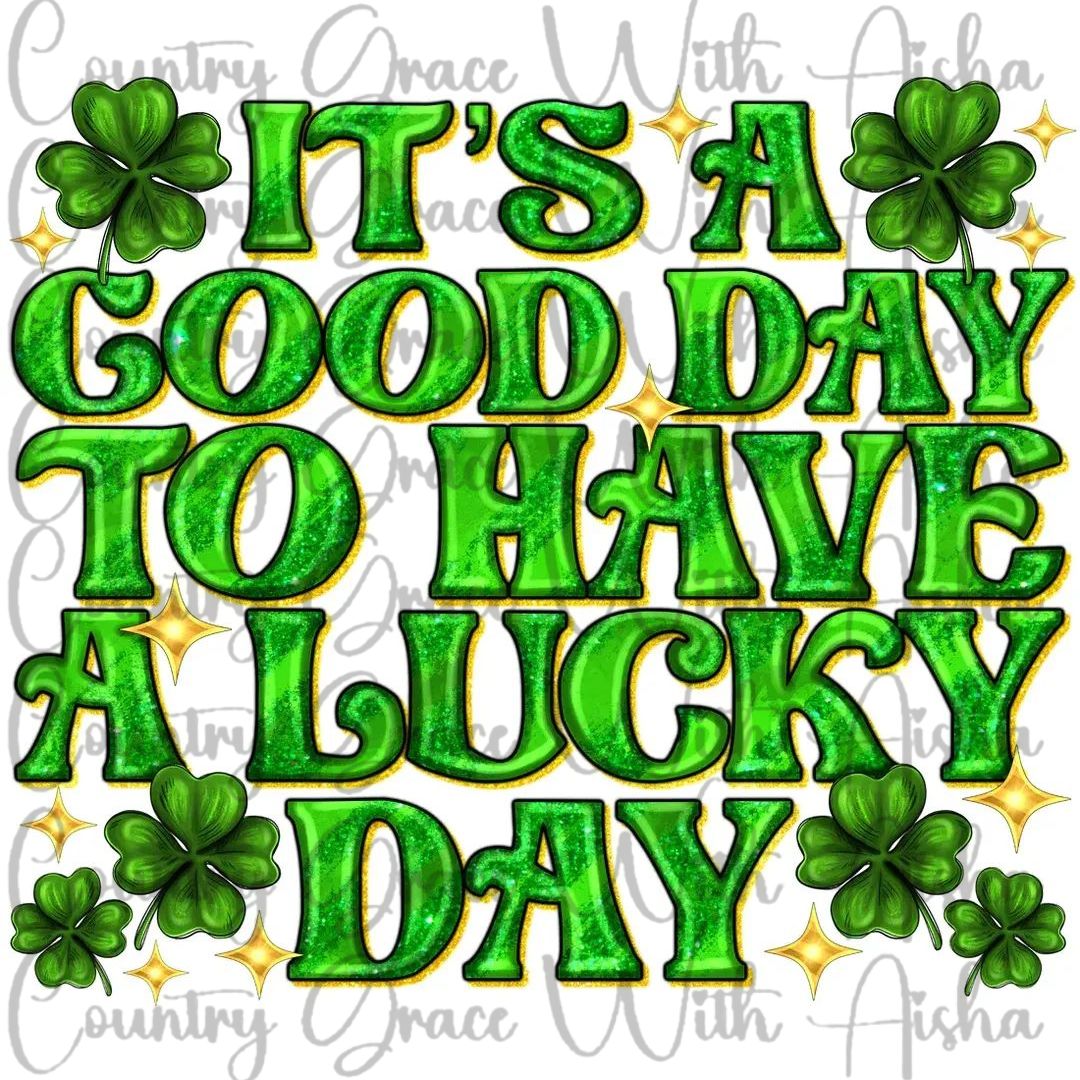 Lucky Day Ready to Press Sublimation Transfer