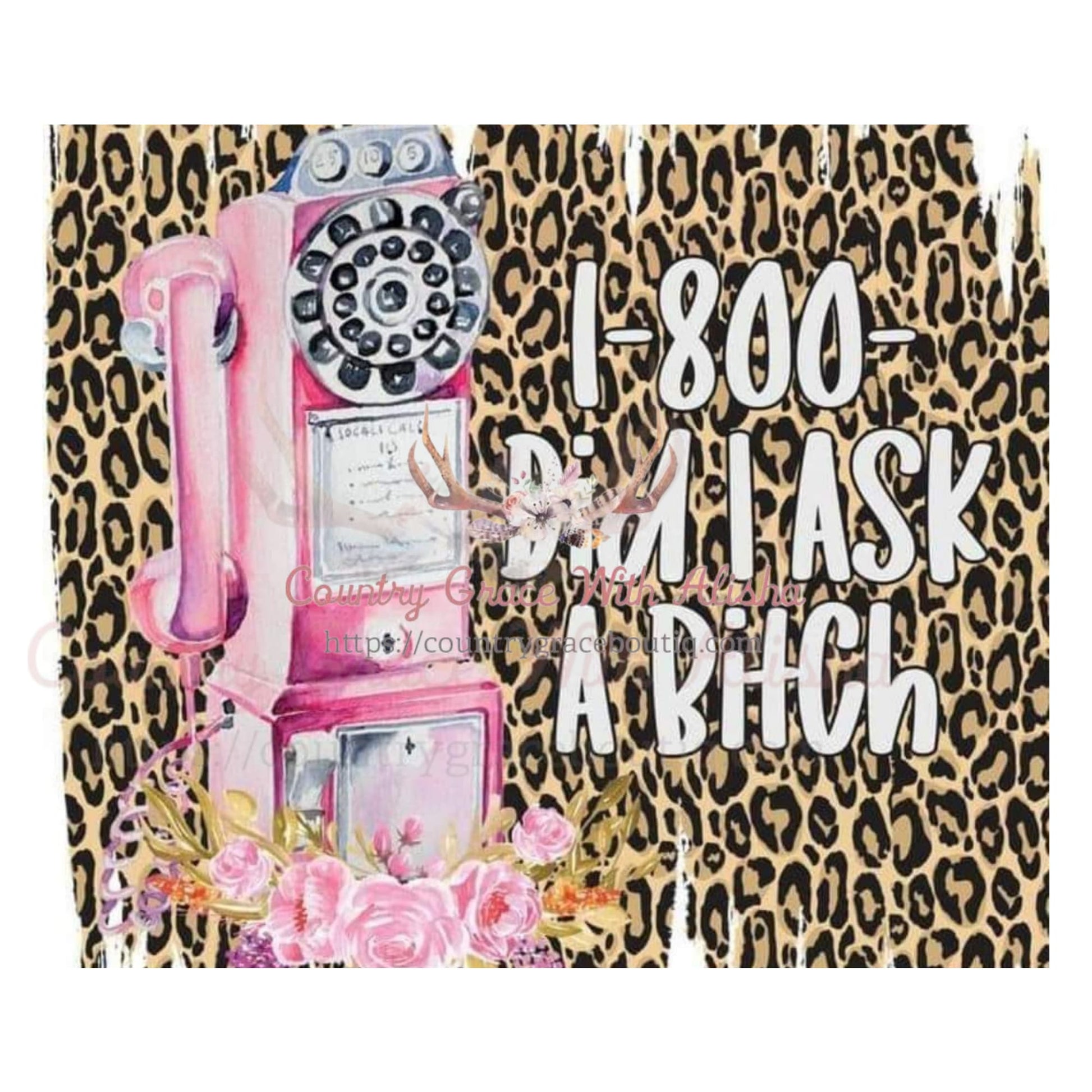 a pink phone sitting on top of a leopard print