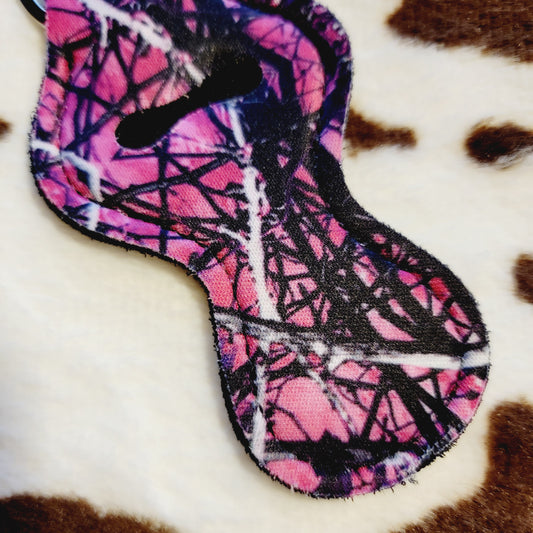 Muddy Girl Camo Chapstick Holder Keychain