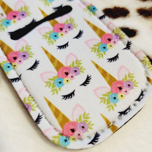 Unicorn Hand Sanitizer Holder Keychain