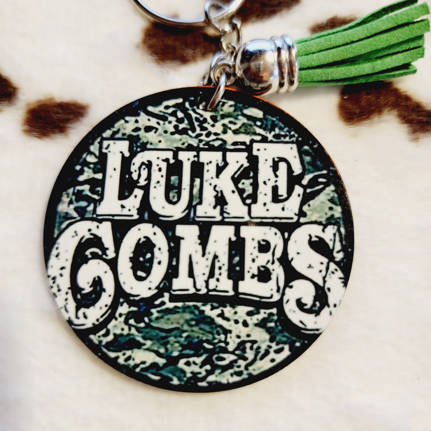 Country Theme Tassel Keychain