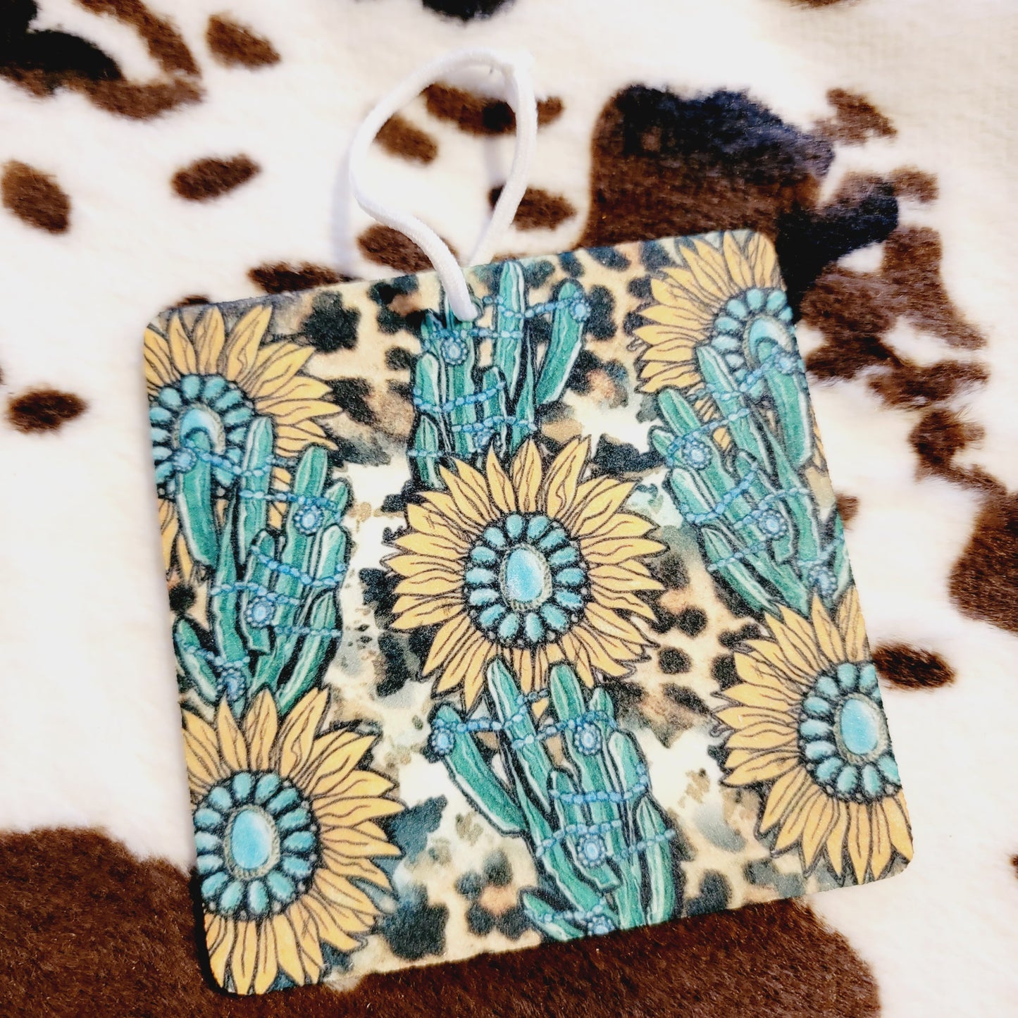 Western Sunflower Unscented Car Air Freshener