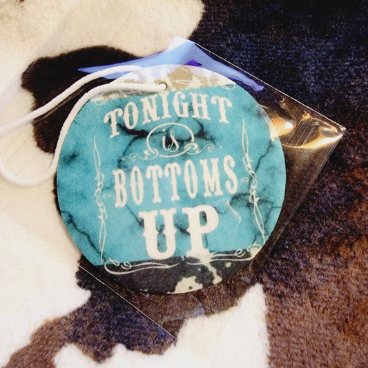 Bottoms Up Unscented Car Air Freshener