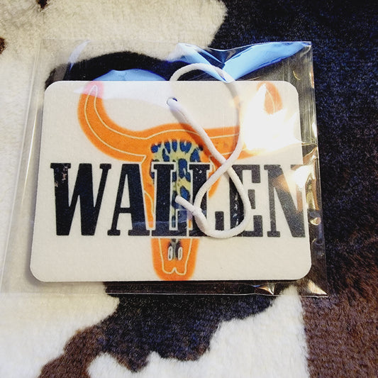 Wallen Bull Skull Unscented Car Air Freshener