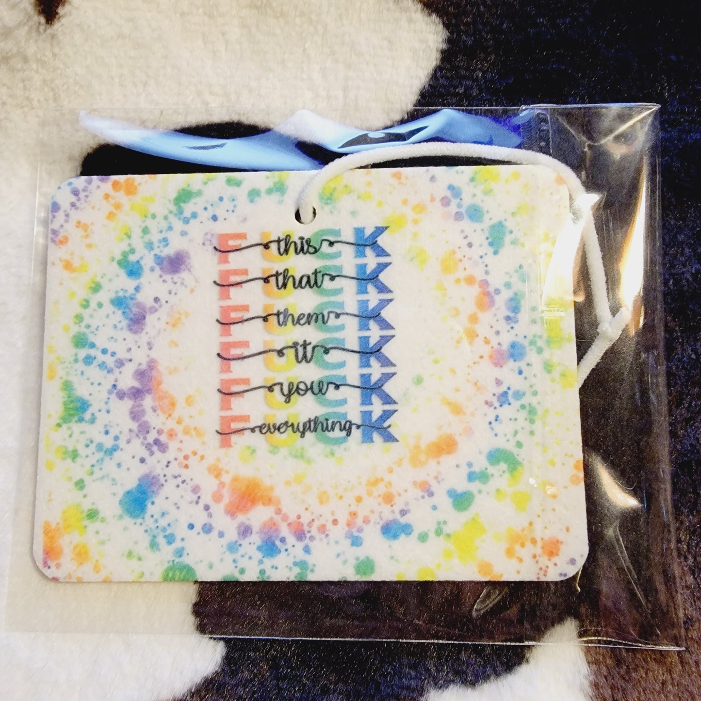 F*** This Unscented Car Air Freshener