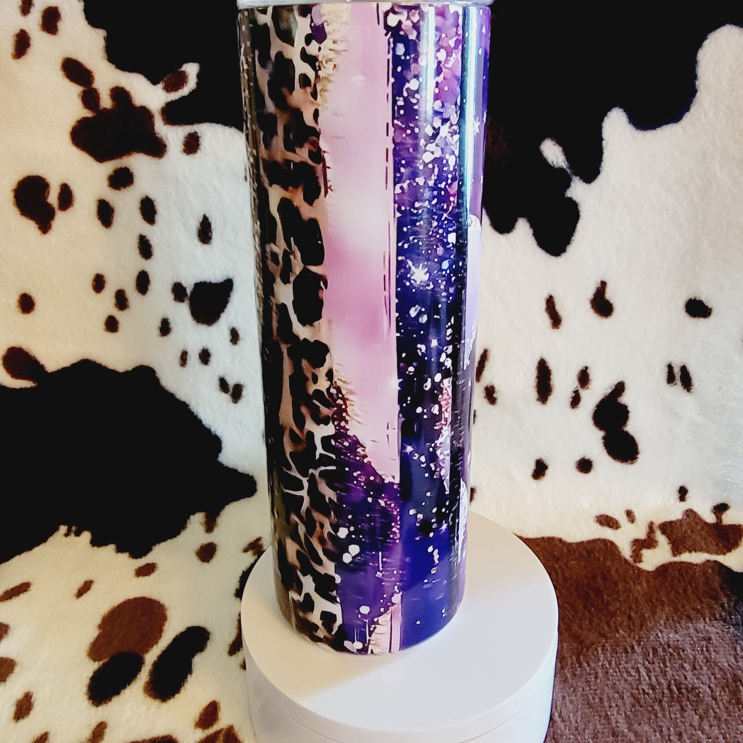 Auntie Purple Aunt Custom 20oz Skinny Tumbler