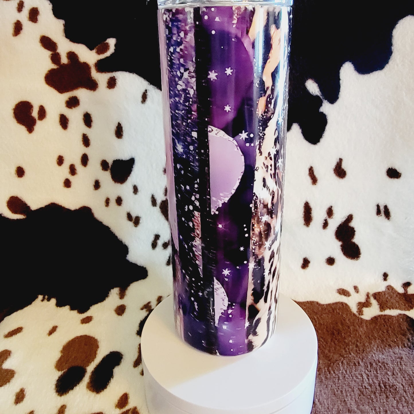 Auntie Purple Aunt Custom 20oz Skinny Tumbler