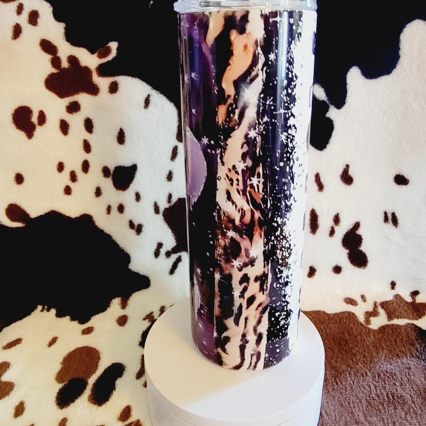 Auntie Purple Aunt Custom 20oz Skinny Tumbler