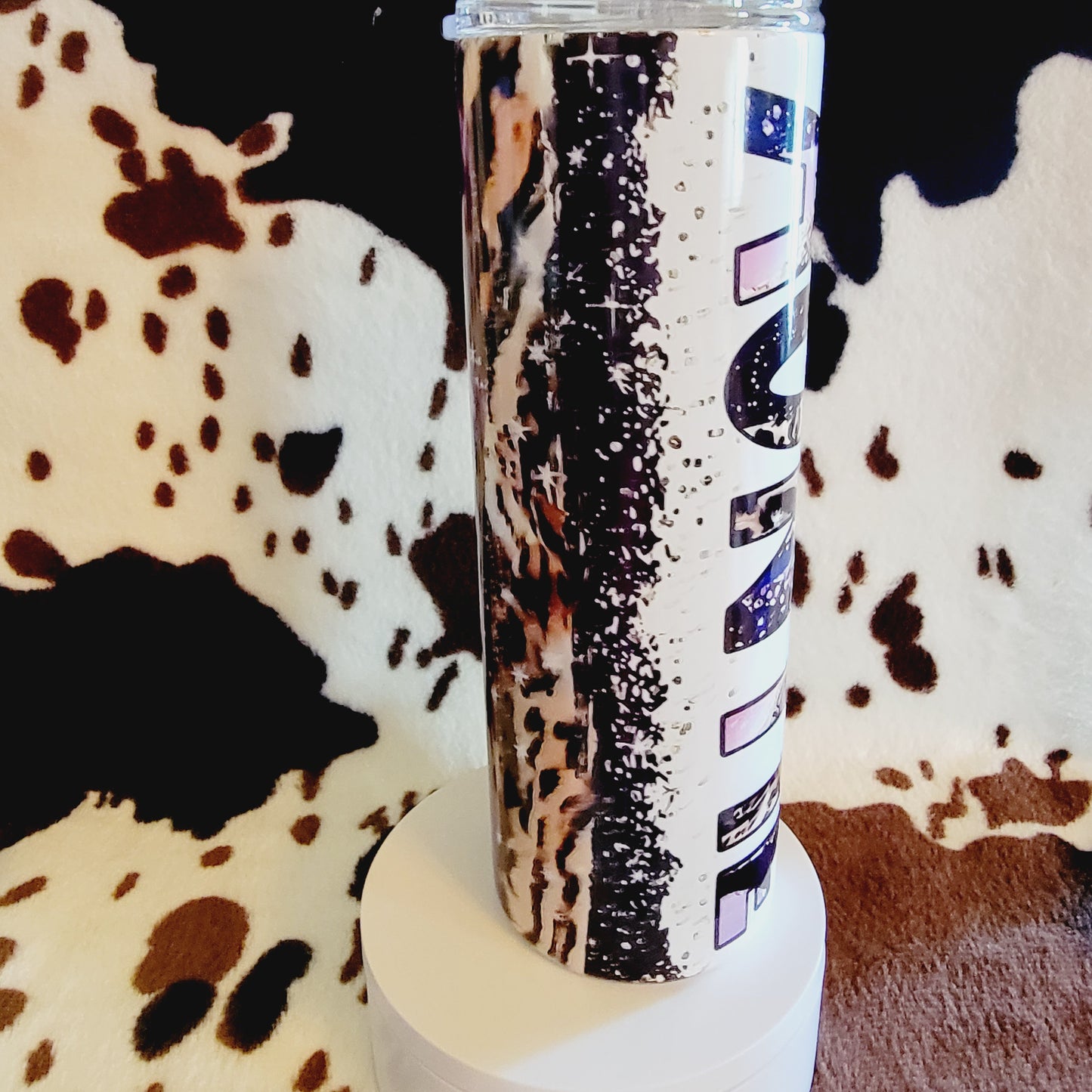 Auntie Purple Aunt Custom 20oz Skinny Tumbler