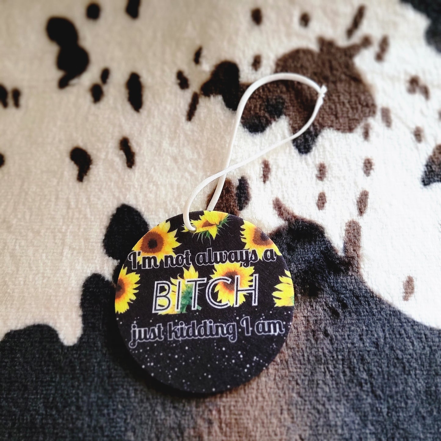 Not Always Sunflower Unscented Car Air Freshener