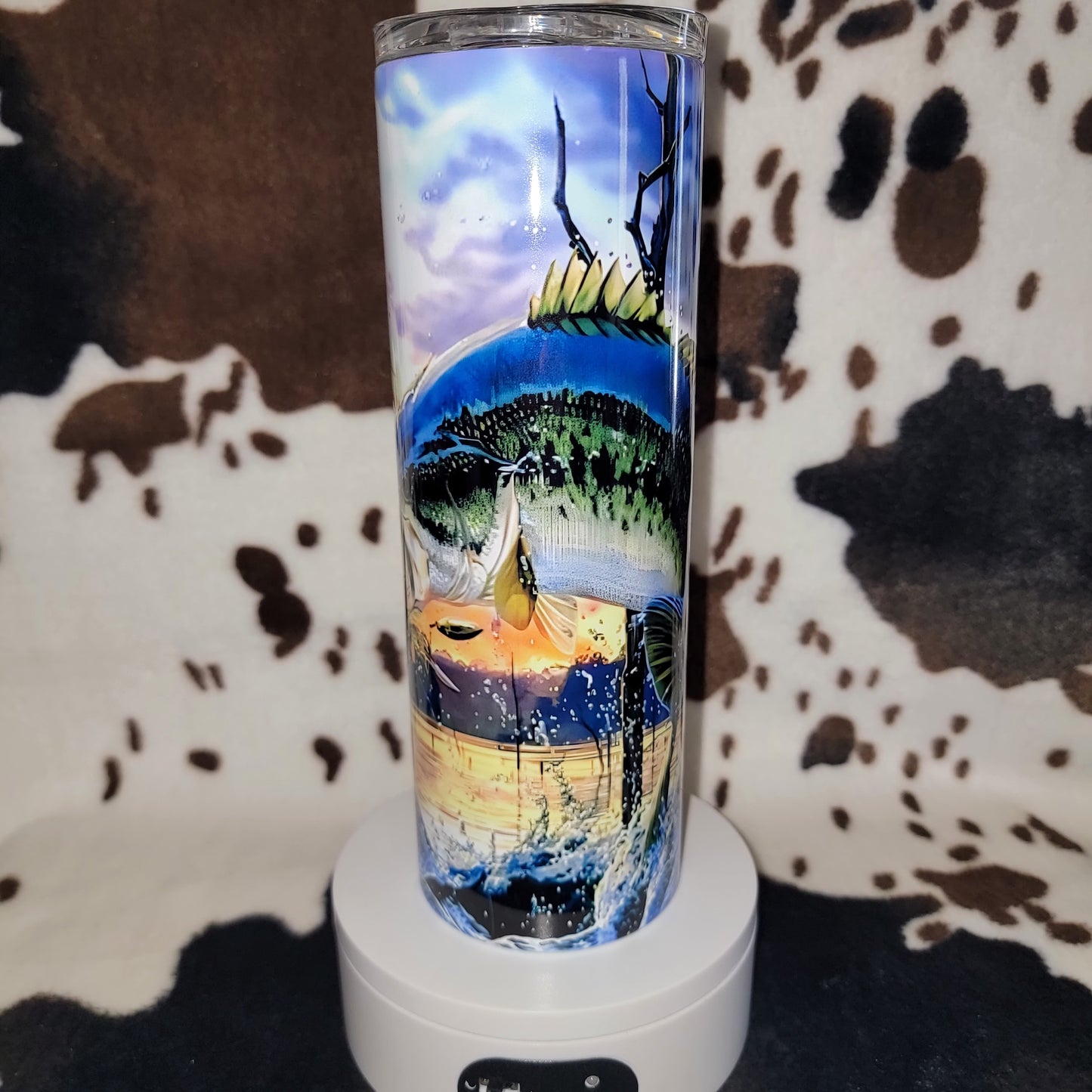 Eat Sleep Fish 20oz Skinny Tumbler