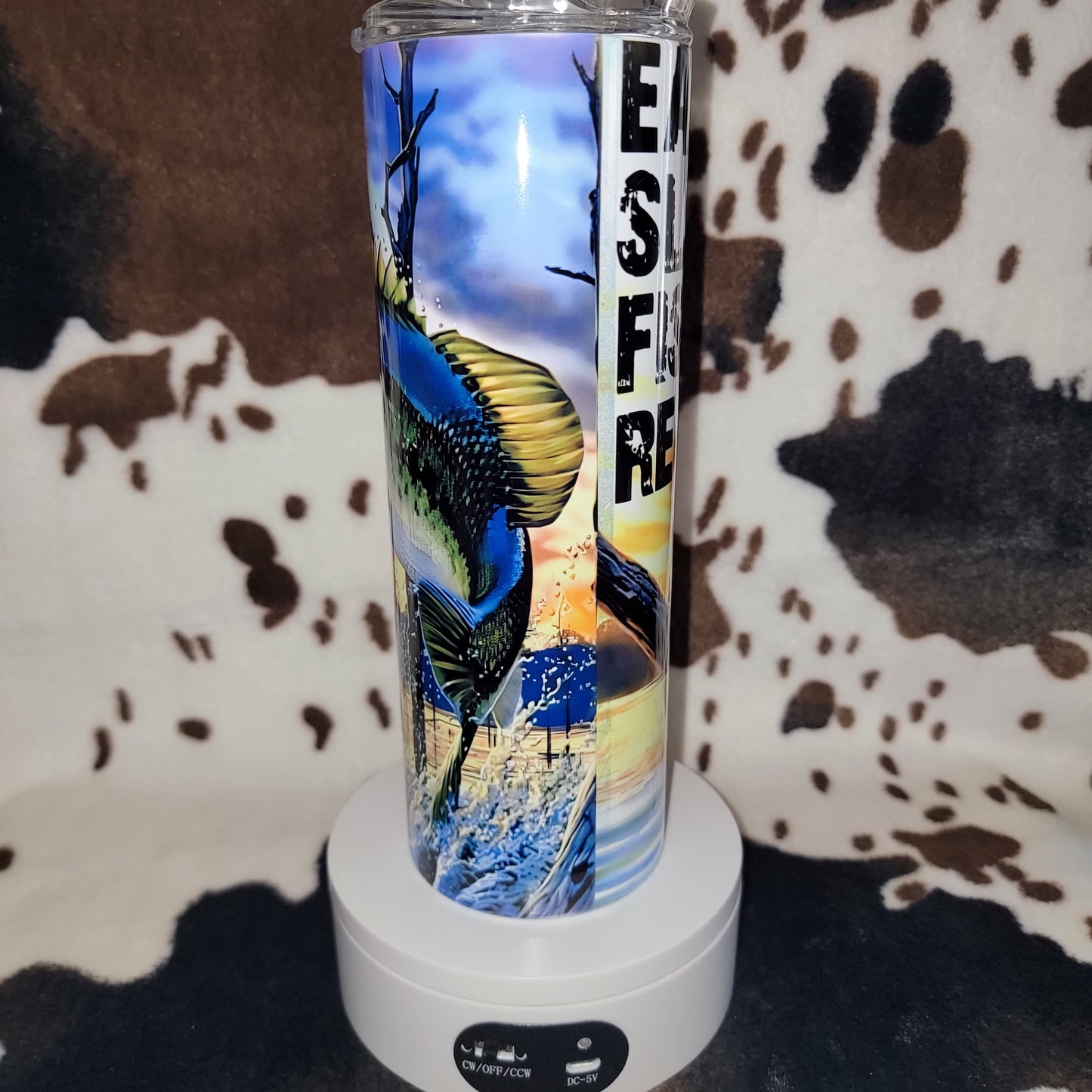 Eat Sleep Fish 20oz Skinny Tumbler