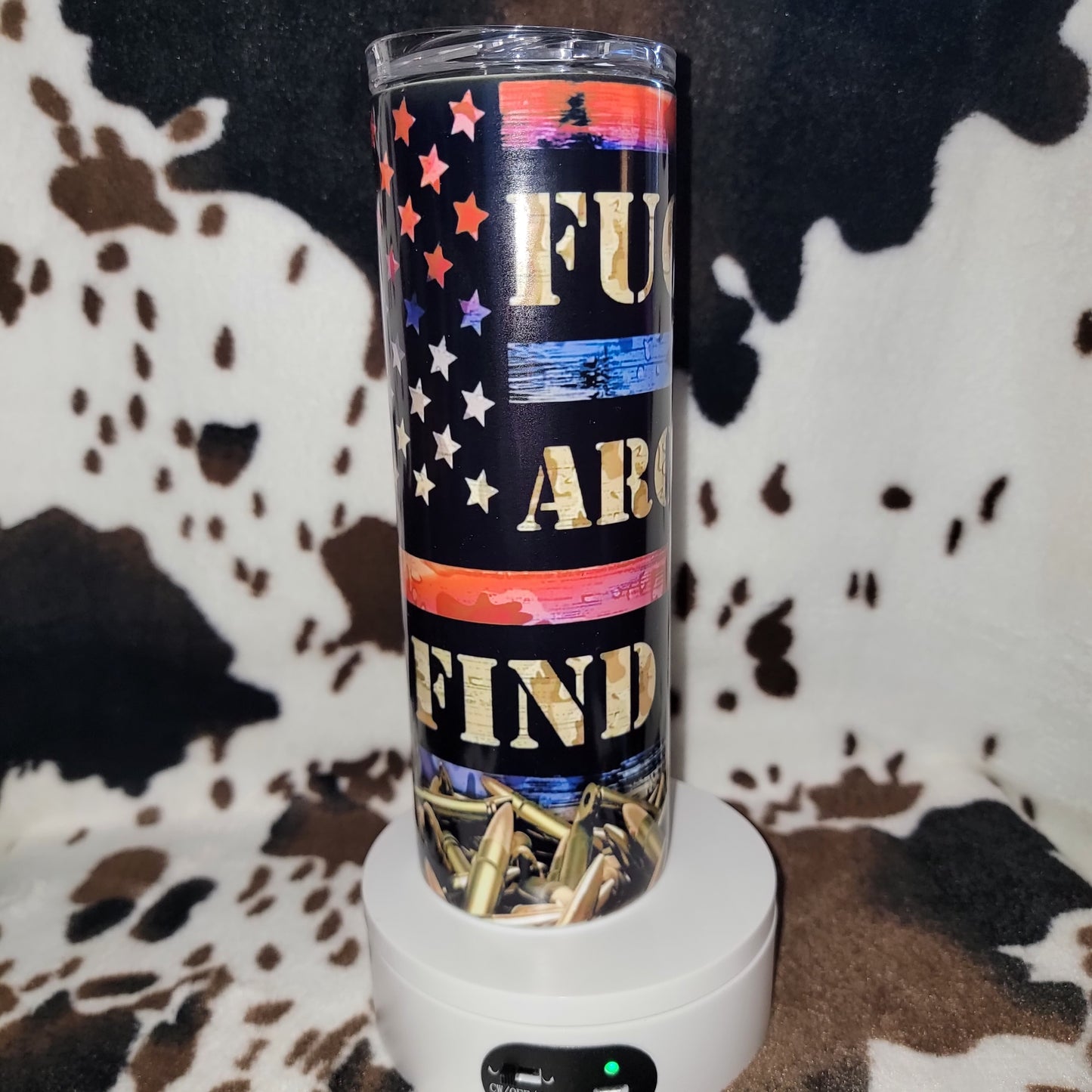 FAAFO Flag 20oz Skinny Tumbler