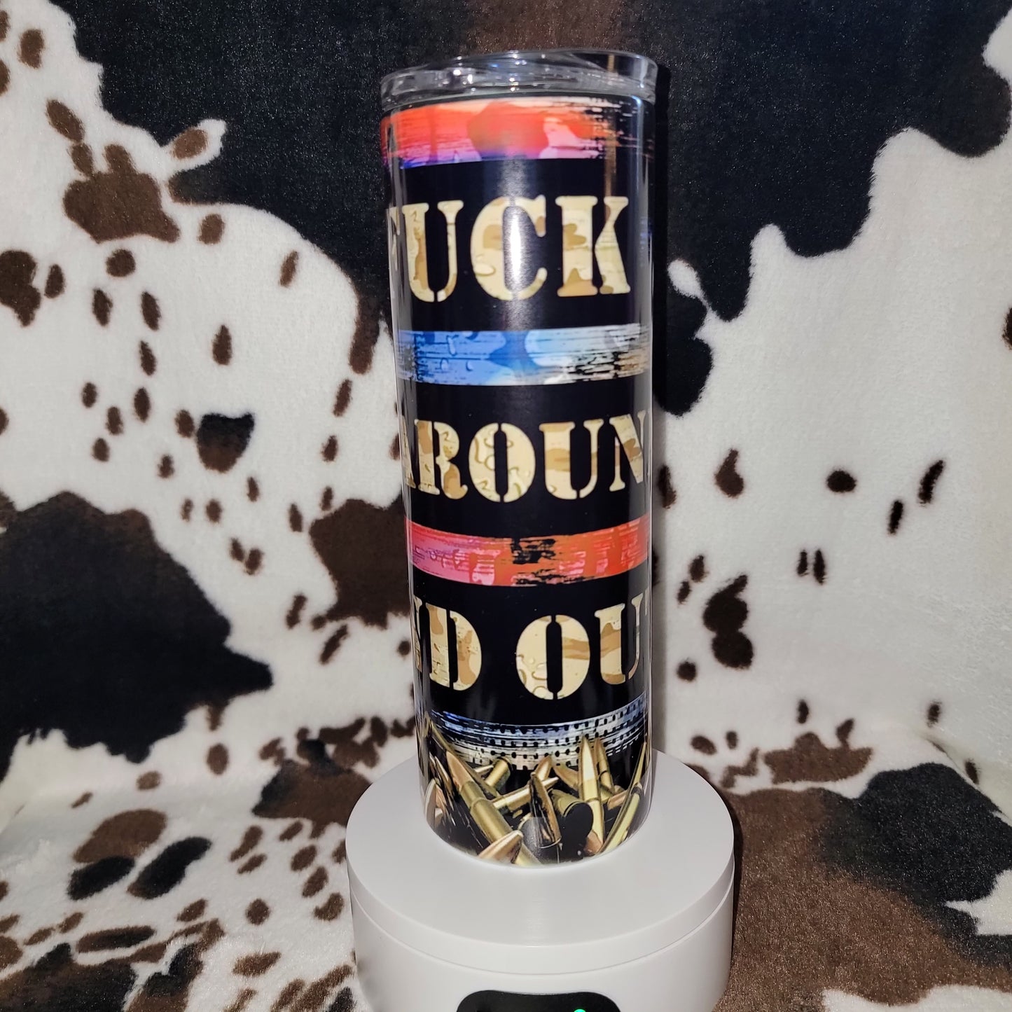 FAAFO Flag 20oz Skinny Tumbler