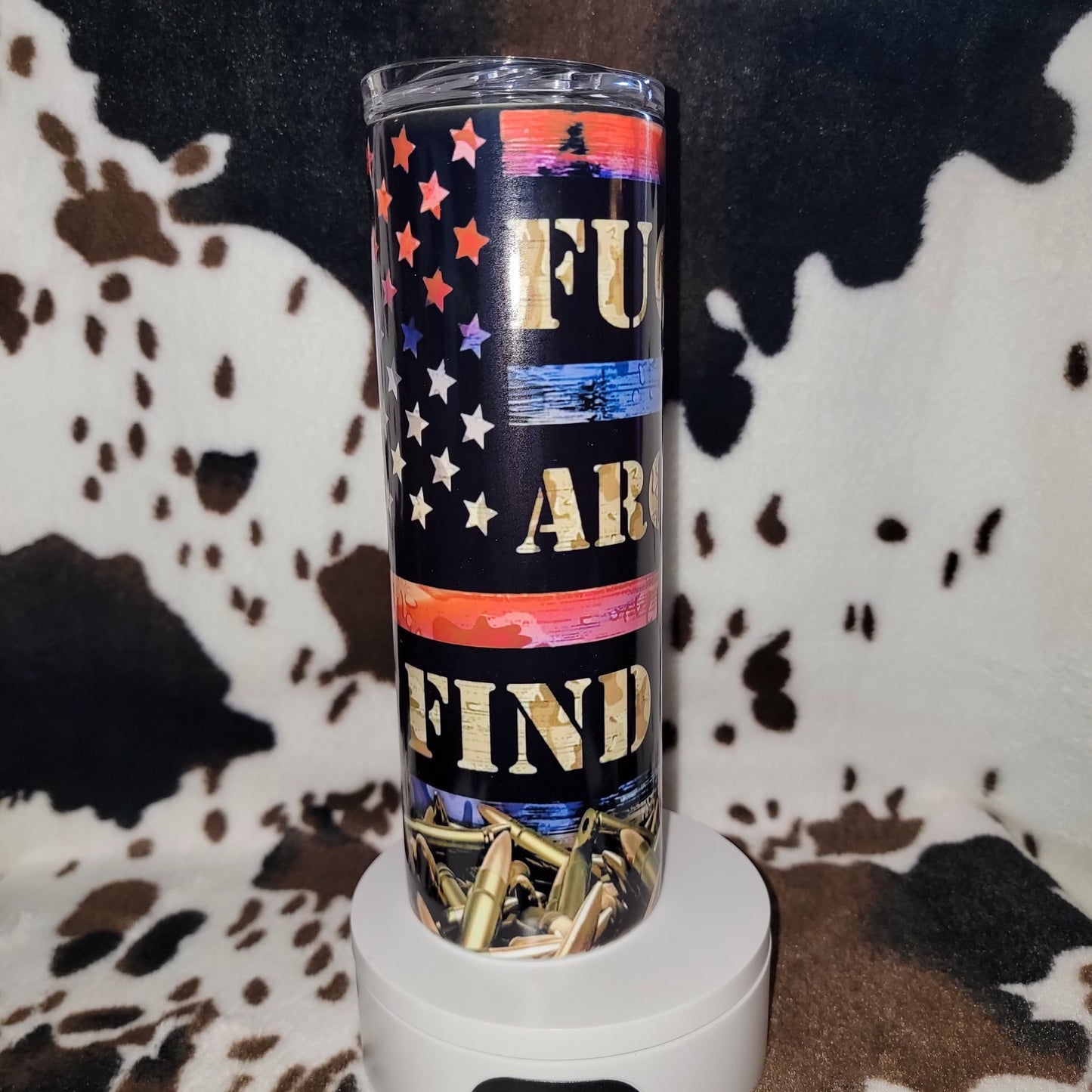 FAAFO Flag 20oz Skinny Tumbler