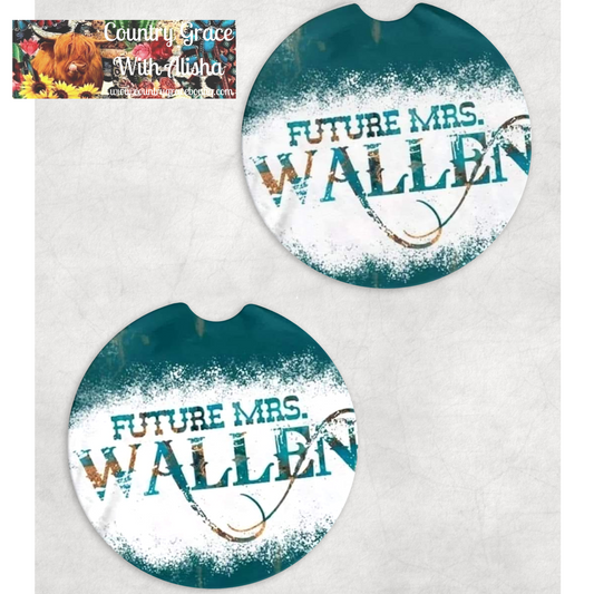 Future Wallen Neoprene Car Coaster Set