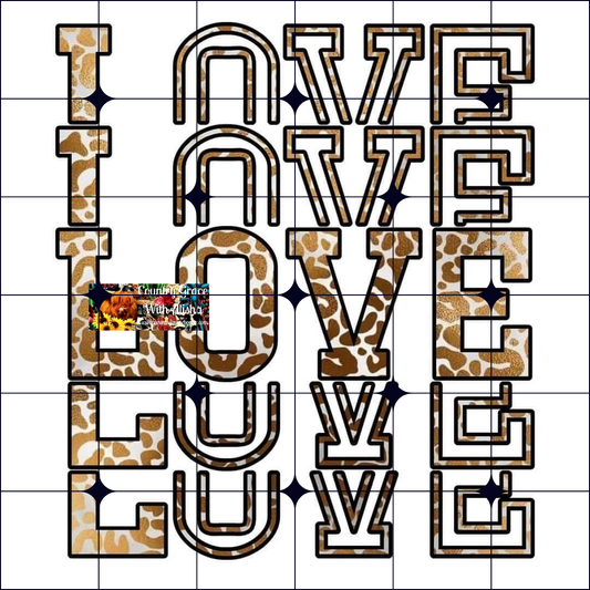 Valentines Day Love Ready To Press Sublimation Transfer