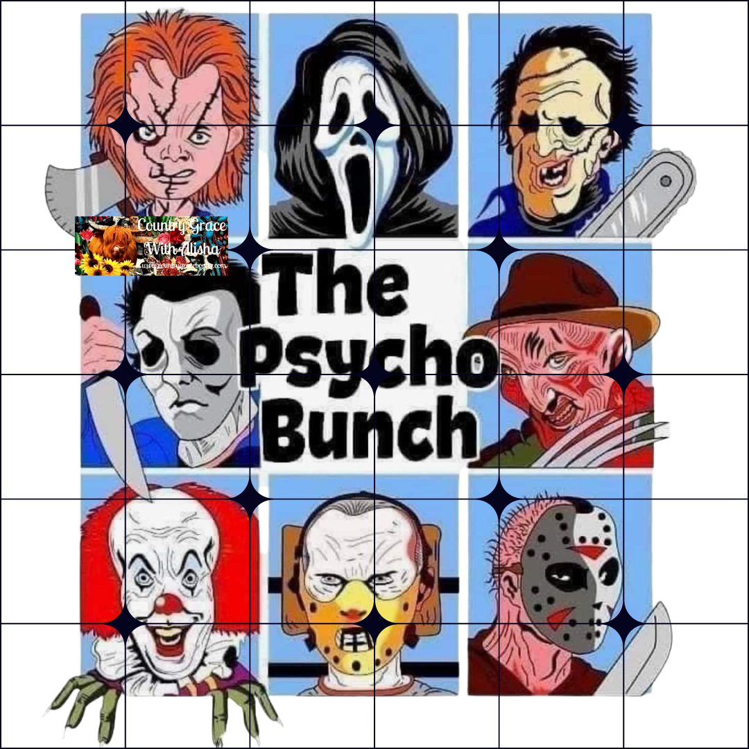 The Psycho Bunch Ready to Press Sublimation Transfer