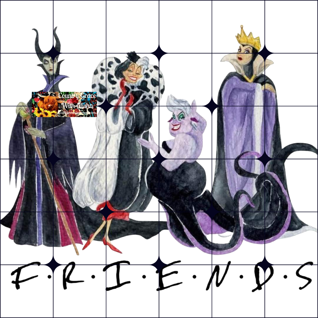 Friends Ready to Press Sublimation Transfer