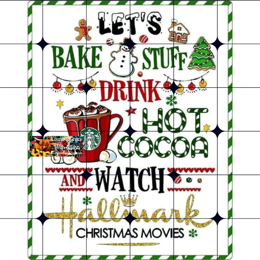 Hallmark Christmas Ready to Press Sublimation Transfer