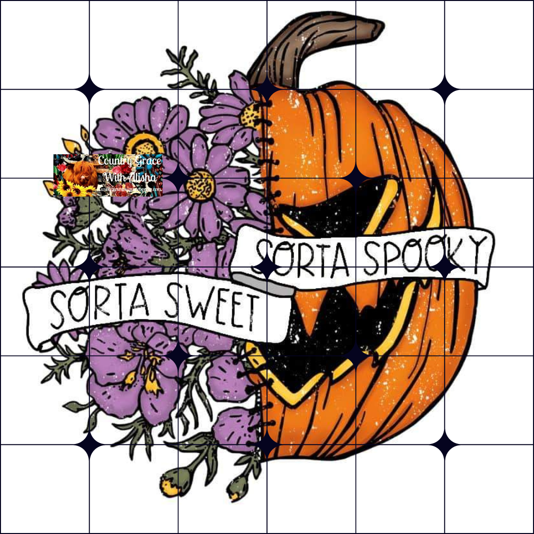 Sorta Spooky Ready to Press Sublimation Transfer