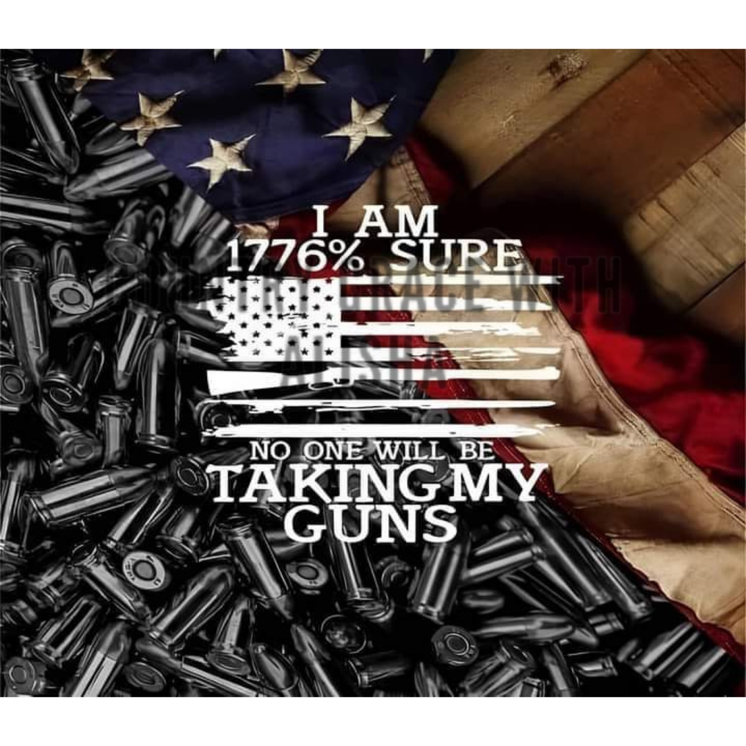 Flag and Bullets Full Page Ready To Press Sublimation Transfer