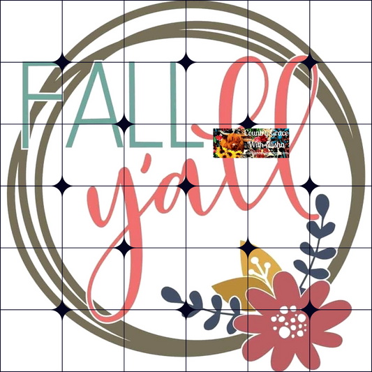 Fall Yall Ready to Press Sublimation Transfer