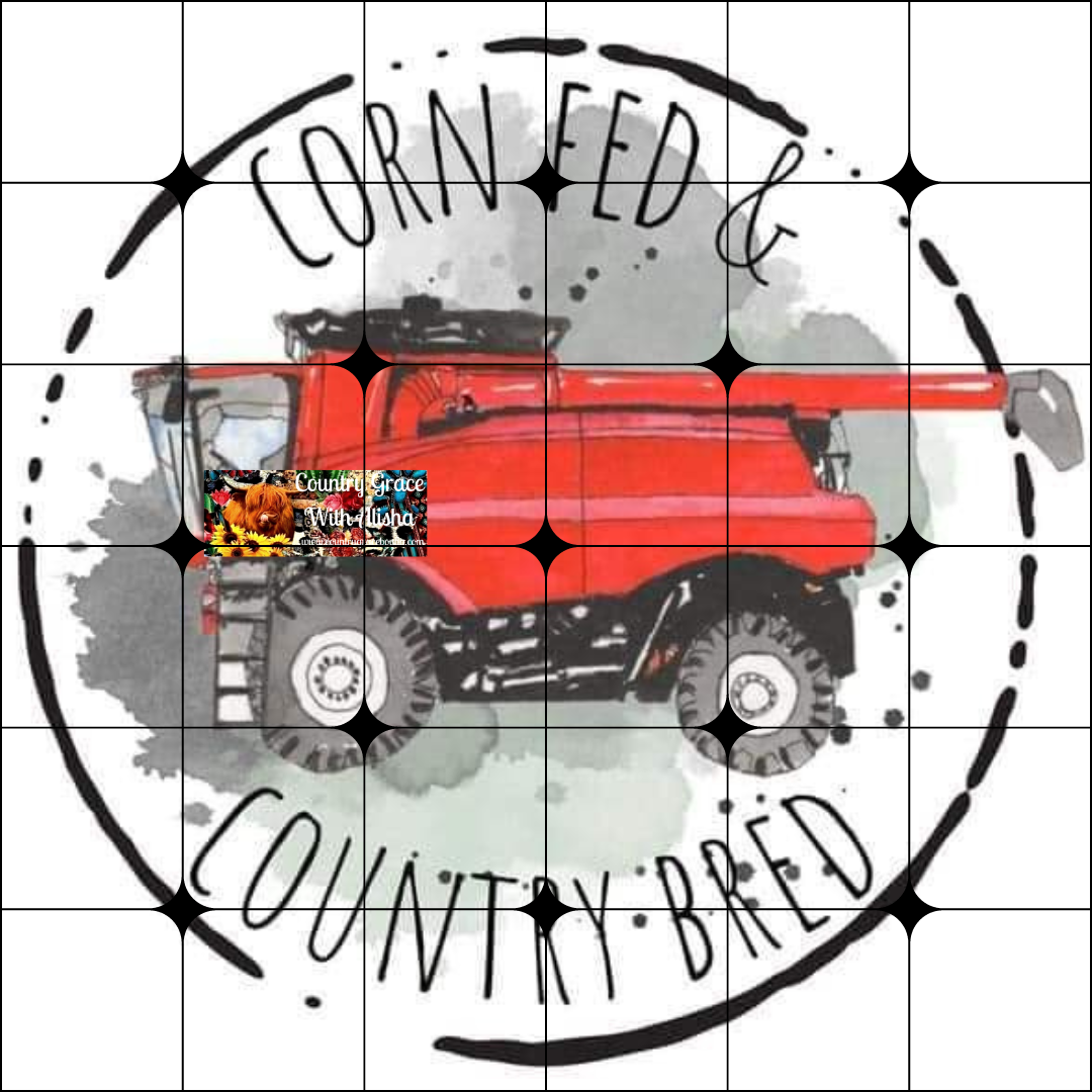 Country Bred Ready to Press Sublimation Transfer
