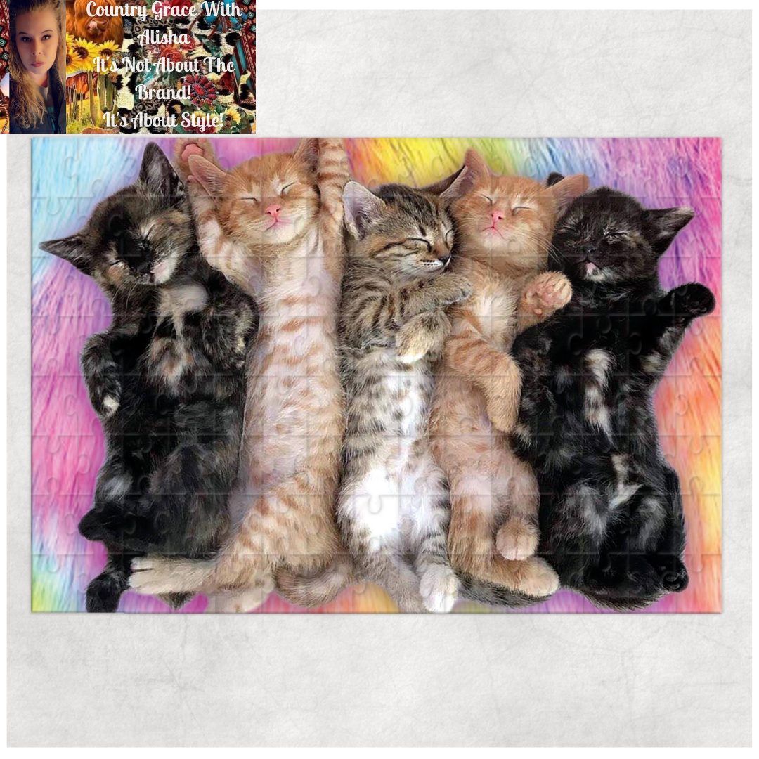 Sleeping Kittens 120 Piece Jigsaw Puzzle