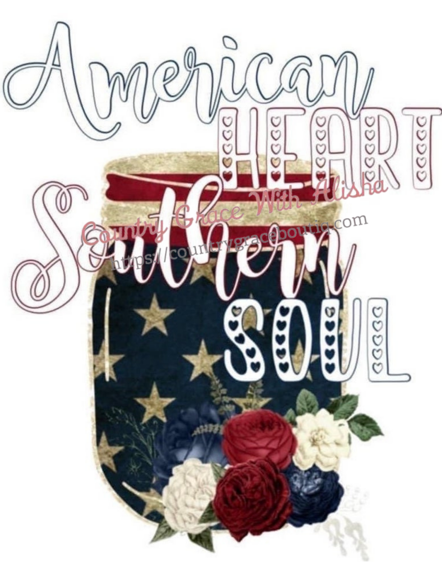 American Heart Ready To Press Sublimation Transfer