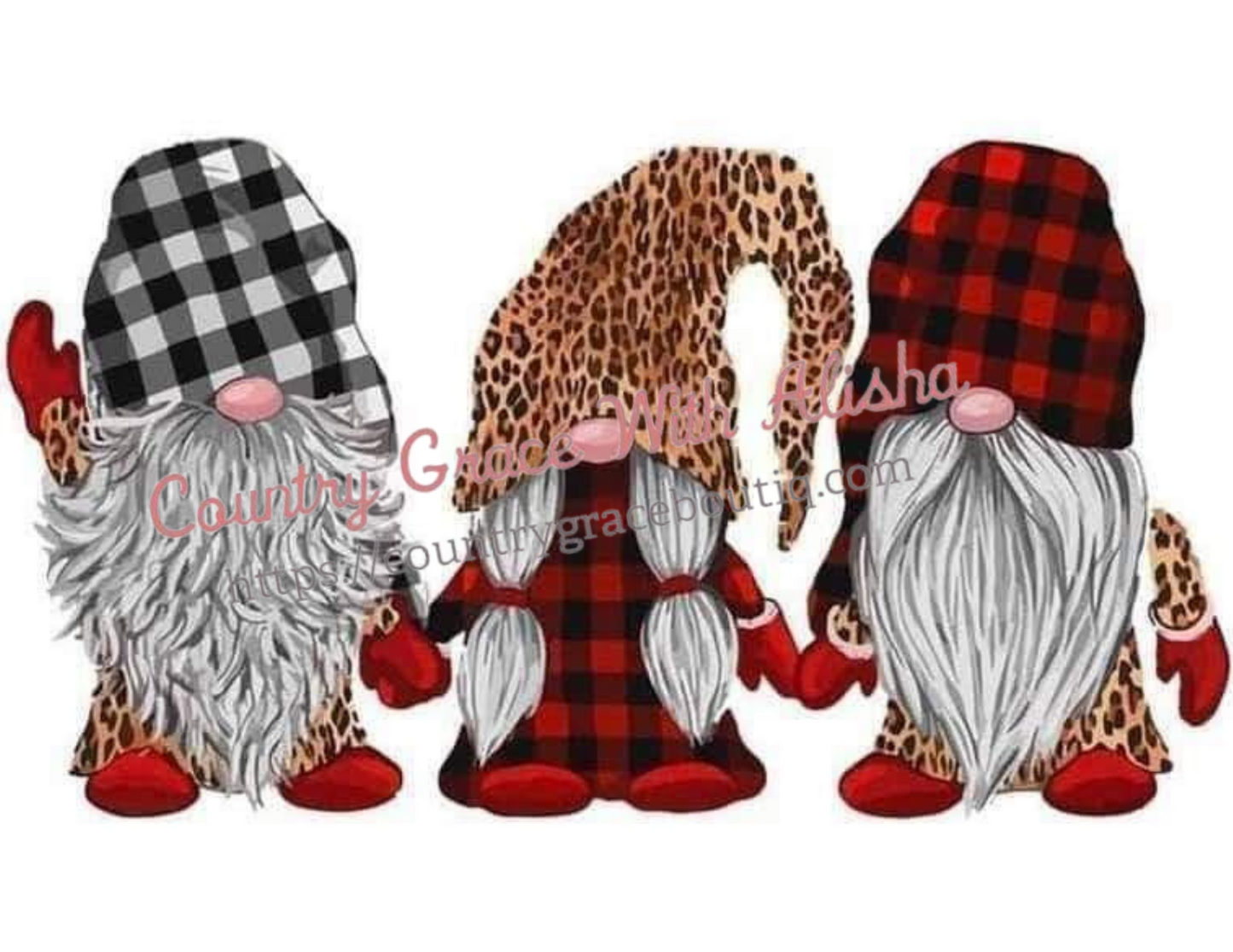 Gnomes Christmas Ready To Press Sublimation Transfer