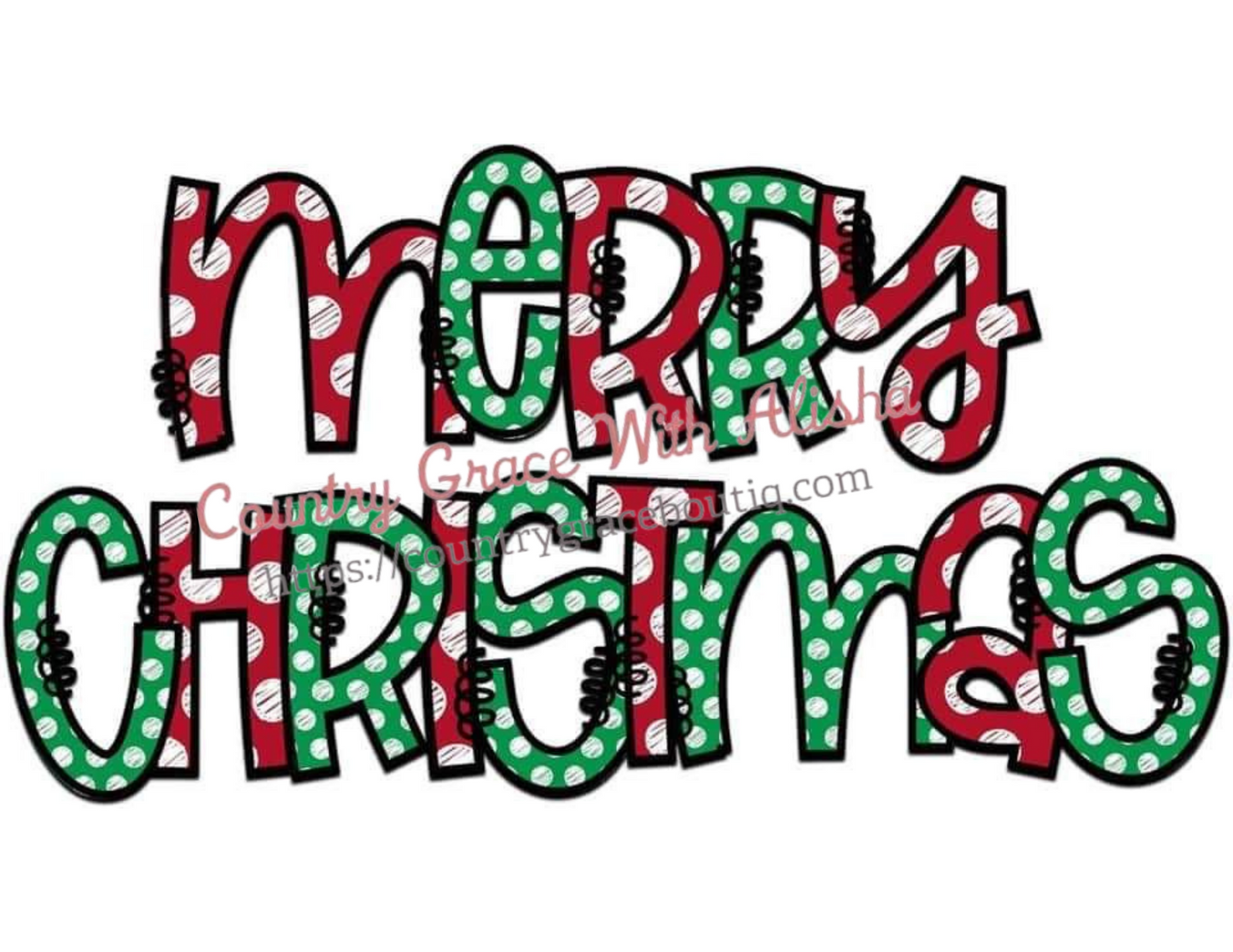 Merry Christmas Christmas Ready To Press Sublimation Transfer