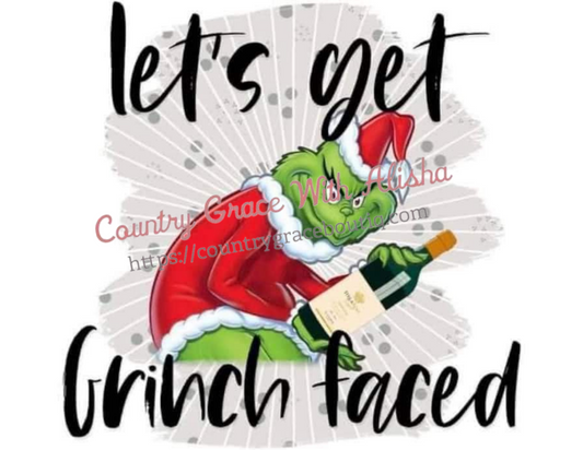 Let's Get Christmas Ready To Press Sublimation Transfer
