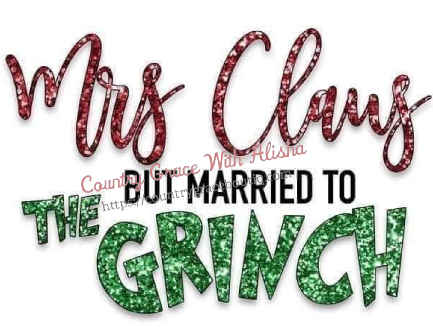 Mrs Claus Ready To Press Sublimation Transfer
