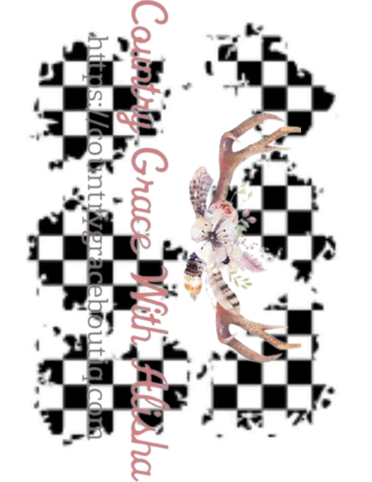 Racing Flag Patch Ready To Press Sublimation Transfer